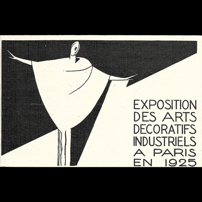Siegel - Exposition des Arts Décoratifs Industriels à Paris en 1925, carte de la maison de mannequins (1925)