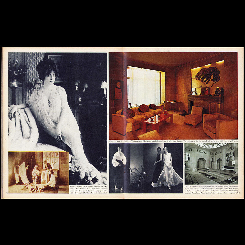 The Sunday Times Magazine, March 4 1973 : Surviving in Style, Bruce Chatwin visits Mme Madeleine Vionnet and Mme Sonia Delaunay