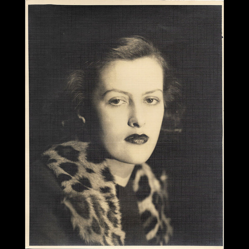 Paul Tanqueray - Portrait d'une élégante (1930s)