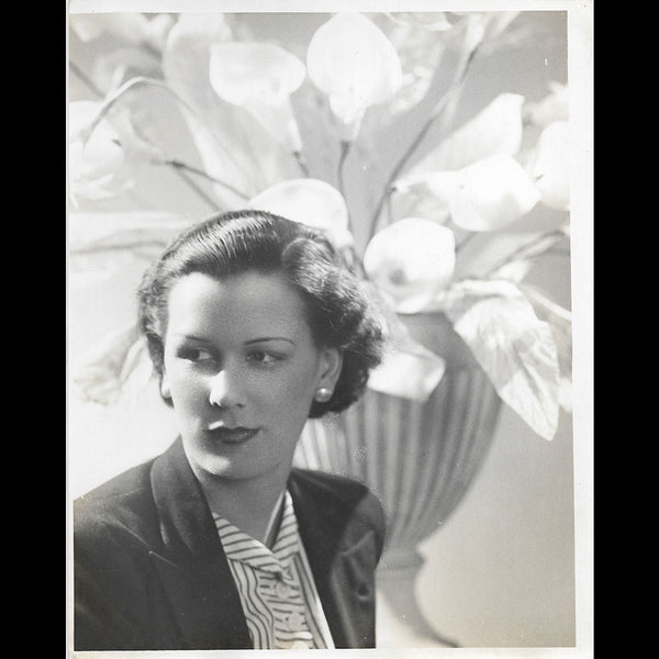 Paul Tanqueray - Portrait d'une élégante (1930s)