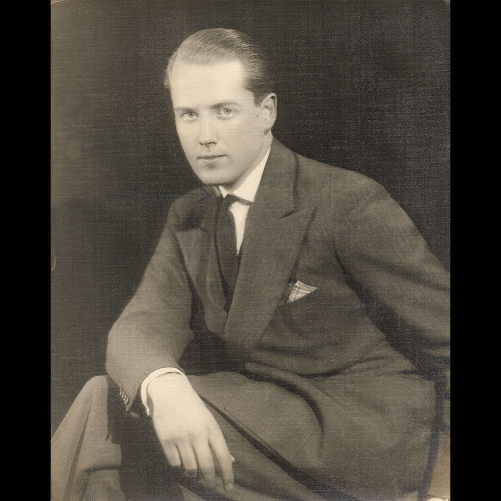 Paul Tanqueray - portrait of an elegant man (1930's)