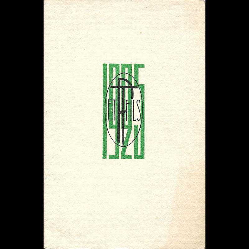 Raymond Templier - Carte de la maison de joaillerie pour l'Exposition des Arts Décoratifs (1925)