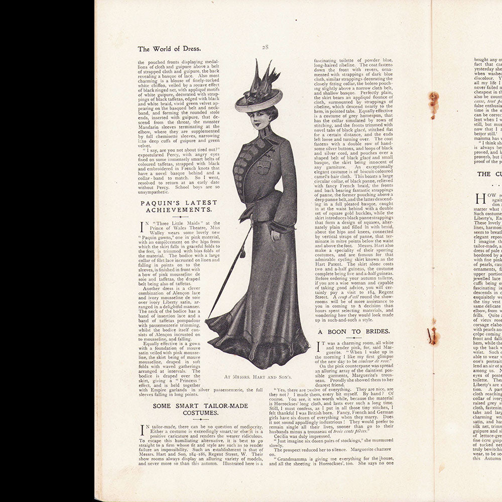 The World of Dress edited by Mrs. Aria, October 1902