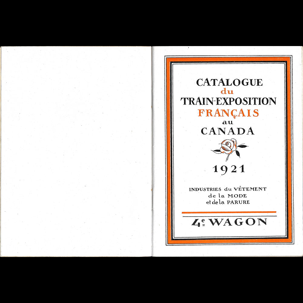 Train Exposition Français au Canada - Catalogue des Industries de la Mode et de la Parure (1921)