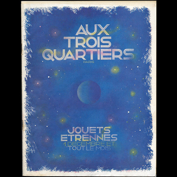 Les Trois Quartiers - Jouets, Etrennes, Décembre 1930, couverture d'Alexei Brodovitch