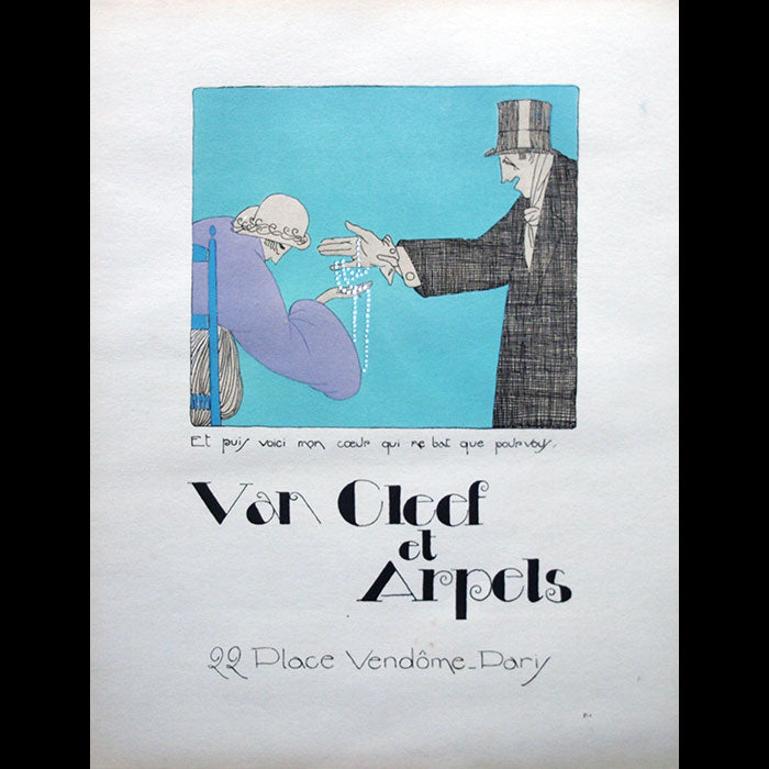 Van Cleef et Arpels - Et puis voici mon coeur qui ne bat que pour vous, pour Feuillets d'Art (1919)