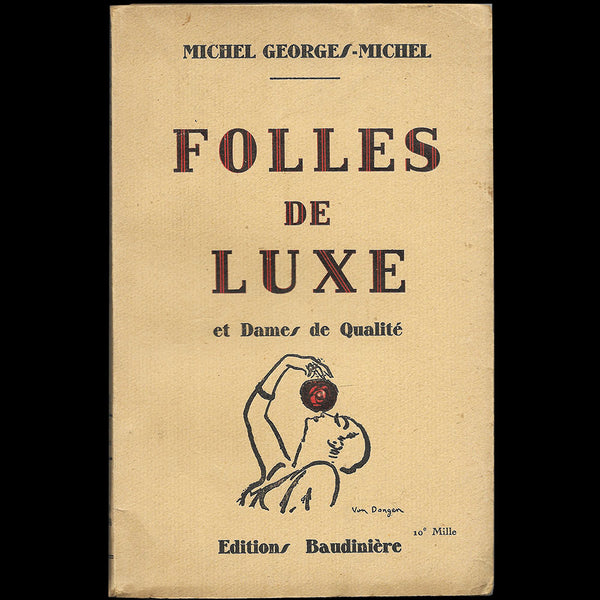 Michel Georges Michel - Folles de Luxe et Dames de qualité, couverture de Kees Van Dongen (1931)