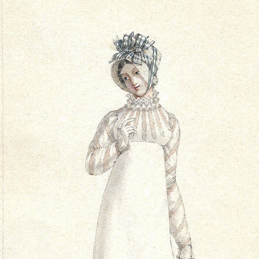 Horace Vernet - Dessin pour le Journal des Dames et des Modes (1810s)