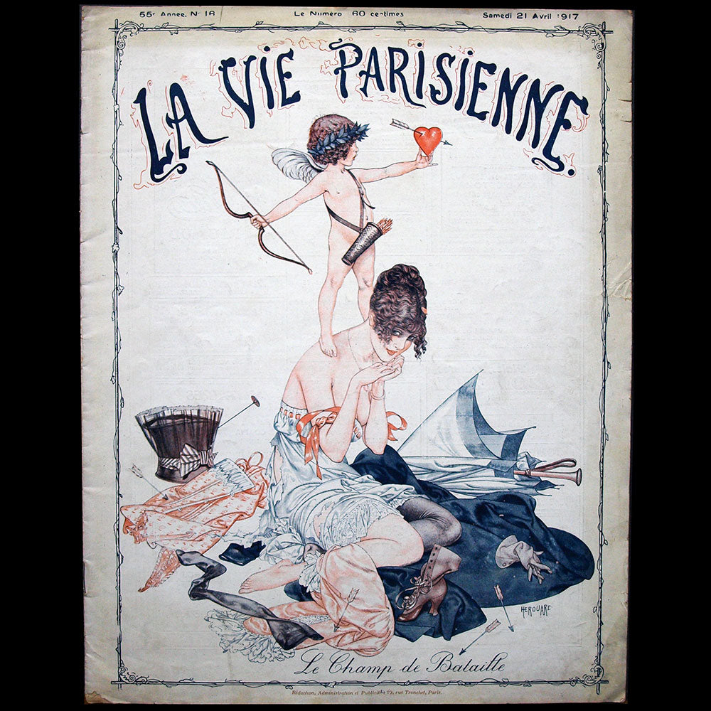 La Vie Parisienne, 21 avril 1917, couverture de Herouard