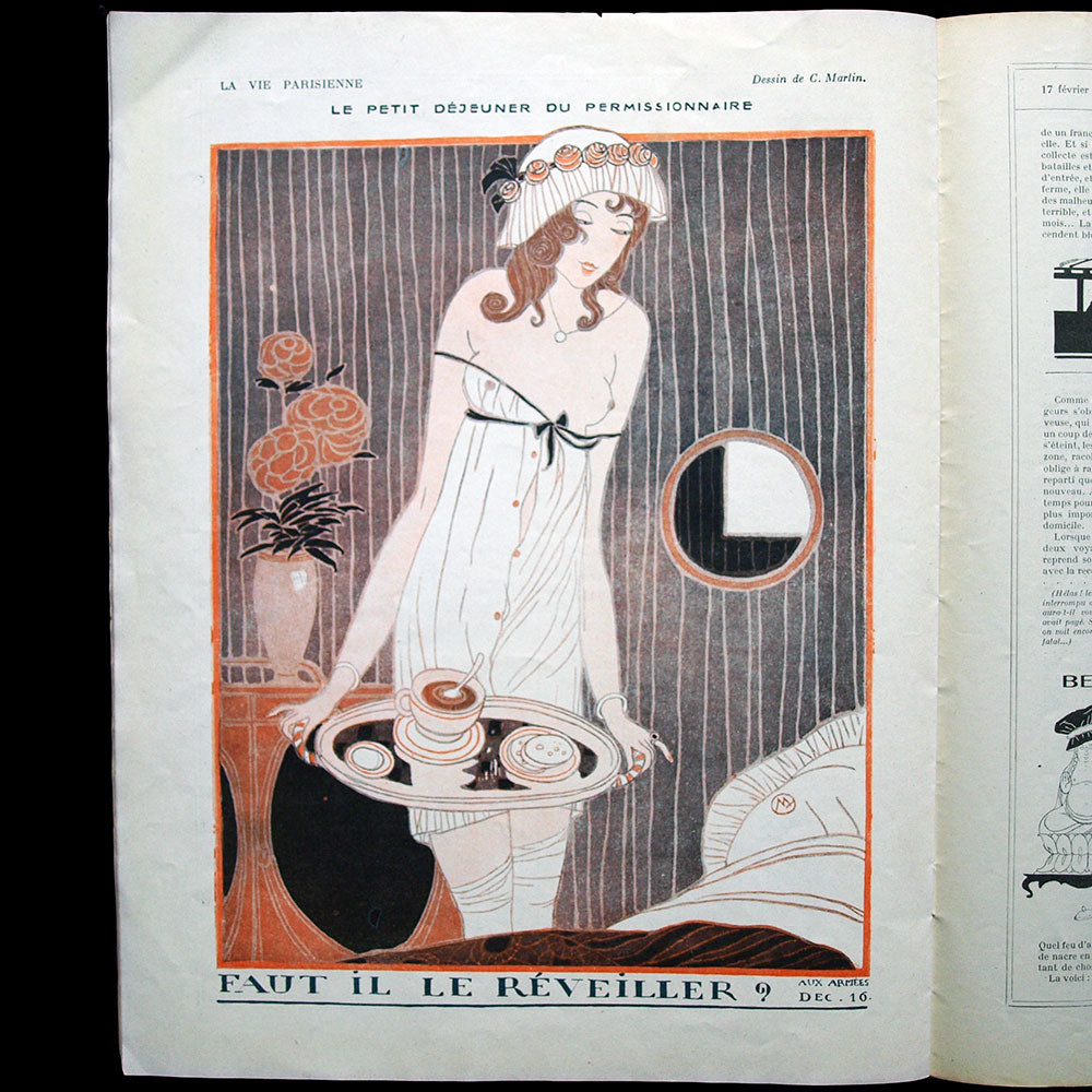 La Vie Parisienne, 17 février 1917, couverture de Herouard