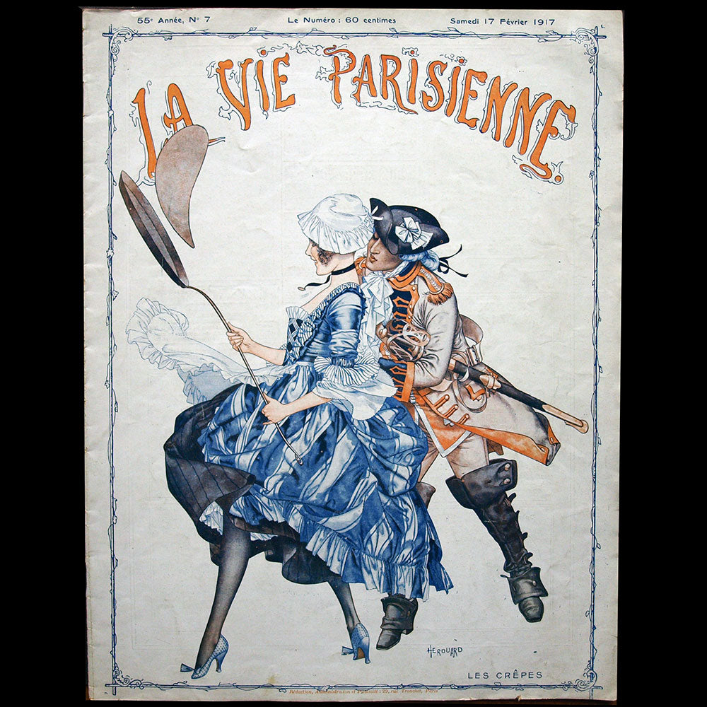 La Vie Parisienne, 17 février 1917, couverture de Herouard