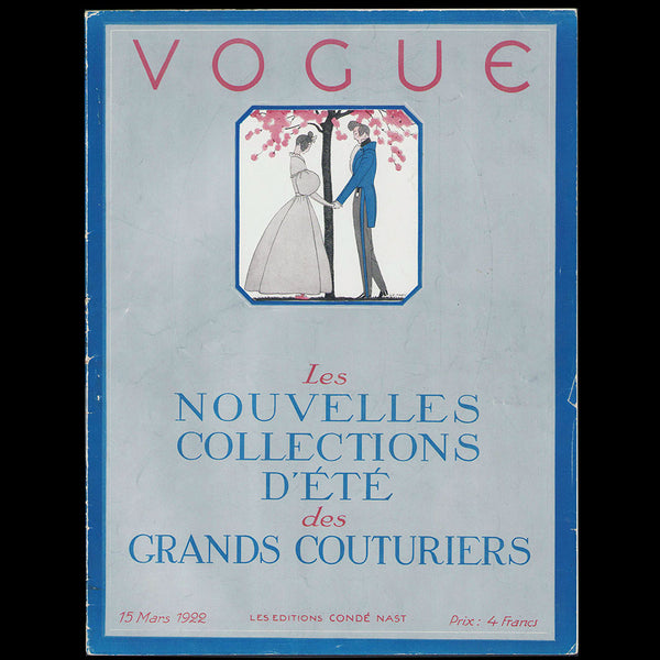 Vogue France (15 mars 1922), couverture d'André-Edouard Marty