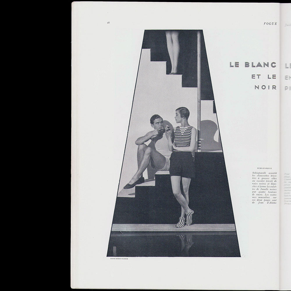 Vogue France (1er juillet 1928), couverture de Georges Lepape