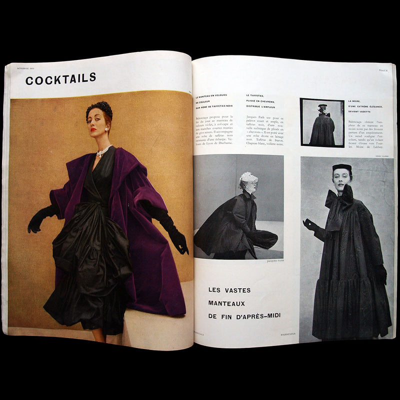 Vogue France (octobre 1951), couverture de Cecil Beaton