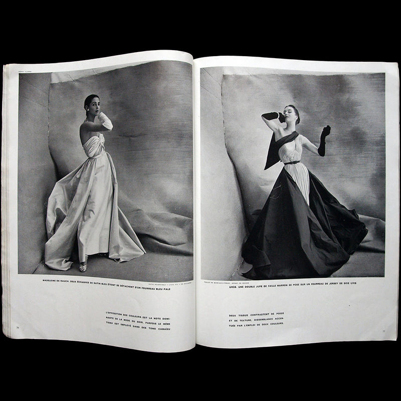 Vogue France (octobre 1951), couverture de Cecil Beaton