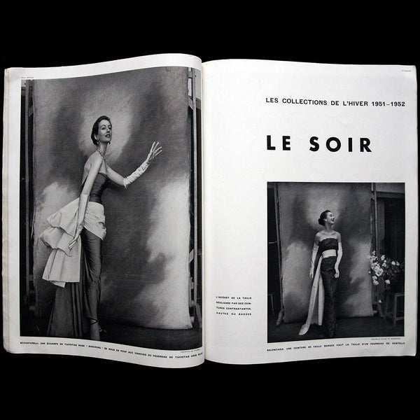 Vogue France (octobre 1951), couverture de Cecil Beaton