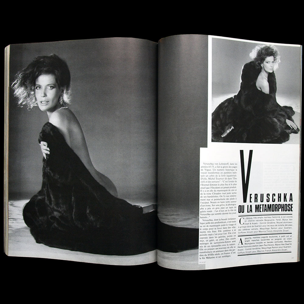 Vogue France par Orson Welles (décembre 1982-janvier 1983), exemplaire de Karl Lagerfeld