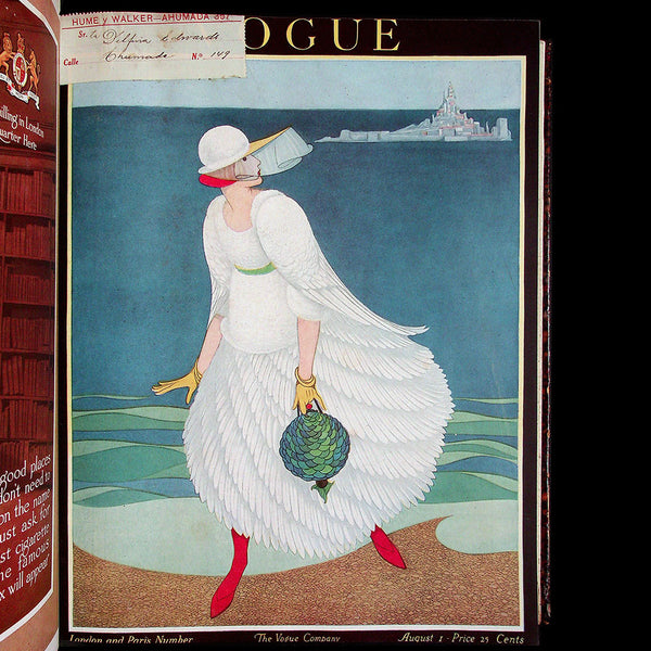 Vogue US, 2ème semestre 1916 (juillet-décembre 1916), exemplaire de la bibliothèque Boutet de Monvel