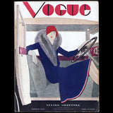 Vogue US (16 March 1929), couverture de Pierre Mourgue