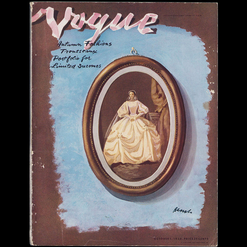 Vogue US (1st October 1938), couverture de Bénito