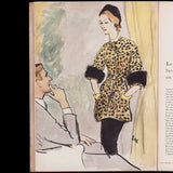 Vogue US (September 1957), couverture de John Rawlings