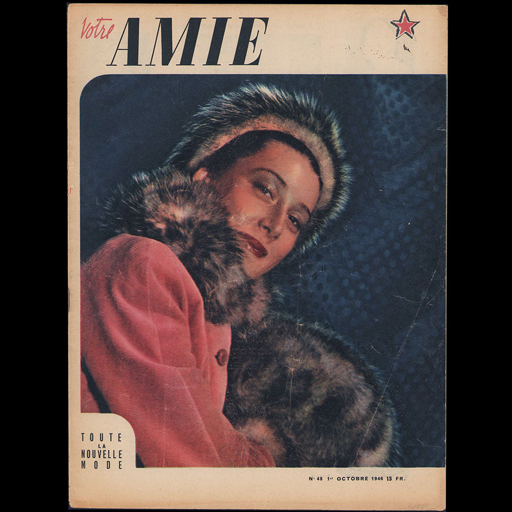 Votre Amie, n°48, 1er octobre 1946, couverture de Kitrosser