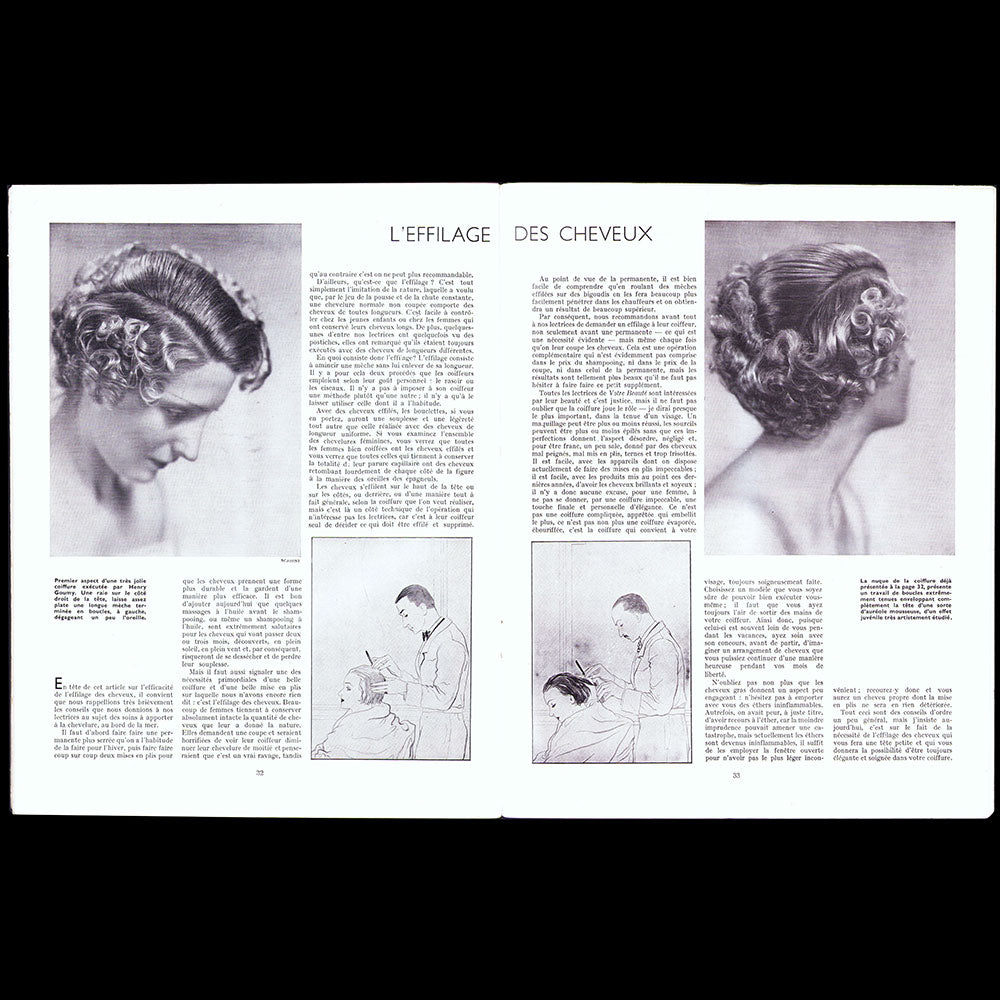 Votre Beauté, août 1933, couverture d'Alban