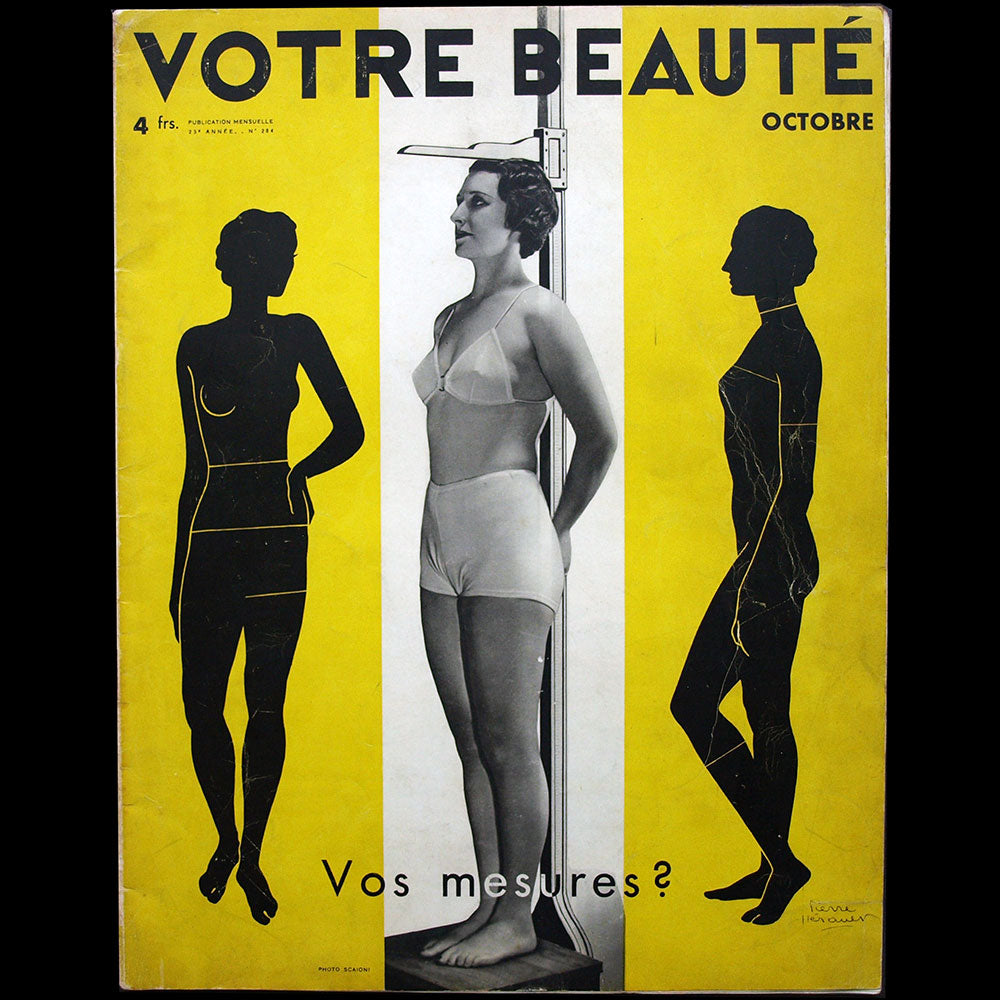 Votre Beauté, octobre 1933, couverture de Scaioni