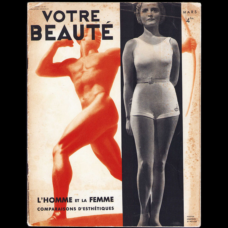 Votre Beauté, mars 1934, couverture de Meerson