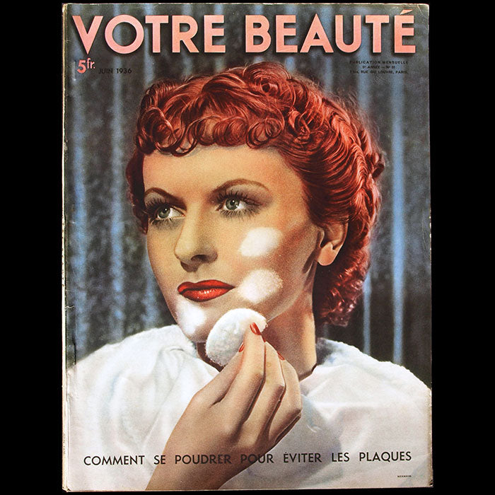 Votre Beauté, juin 1936, couverture de Meerson
