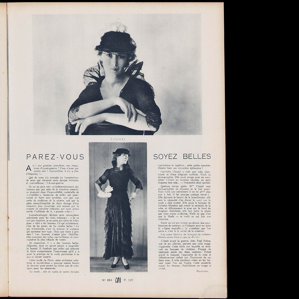 Vu, A la Mode (5 avril 1933), couverture de Georges Saad