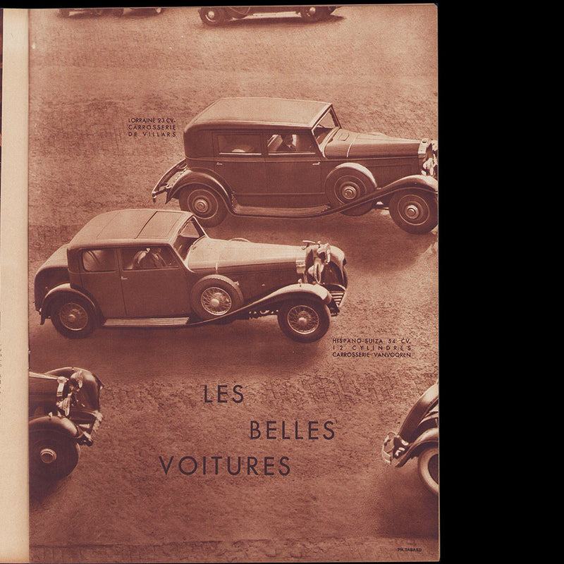 Vu, Salon de l'automobile, couverture de Man Ray (octobre 1933)