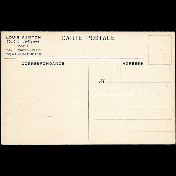 Vuitton - Correspondance Vuitton, carte illustrée par Grignon (1914)