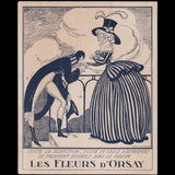 Les Parfums d'Orsay - Carton publicitaire pour Les Fleurs d'Orsay par Gerda Wegener (1925)