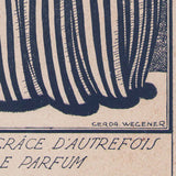 Les Parfums d'Orsay - Carton publicitaire pour Les Fleurs d'Orsay par Gerda Wegener (1925)