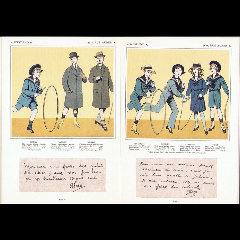 West End Tailors Correspondance dition sp ciale pour jeune gens