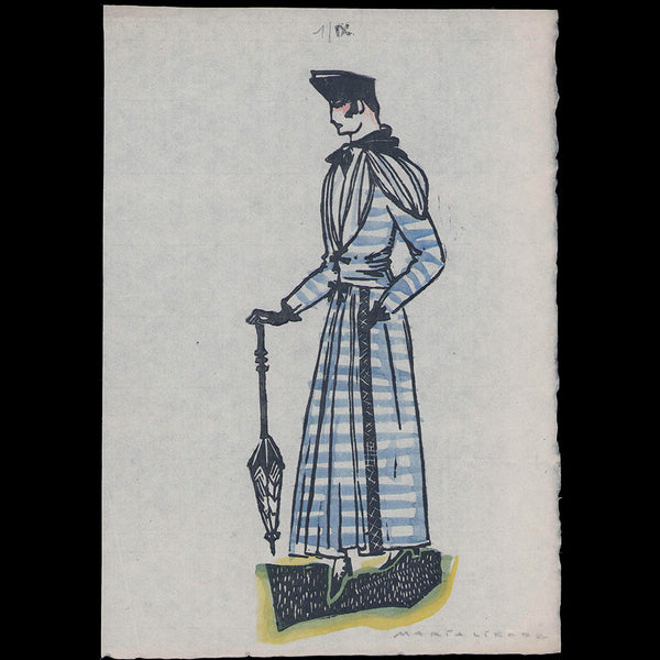Mode Wien 1914/5 - Heft 1, planche IX par Maria Likarz
