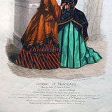 Worth & Bobergh - Le Journal Le Printemps, gravure 104 (circa 1867-1870)