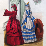 Worth & Bobergh - Le Journal Le Printemps, gravure 107 (circa 1867-1870)