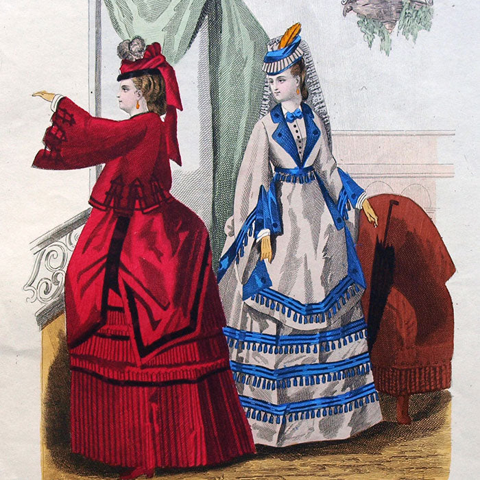 Worth & Bobergh - Le Journal Le Printemps, gravure 107 (circa 1867-1870)