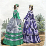 Worth & Bobergh - Le Journal Le Printemps, gravure 111 (circa 1867-1870)