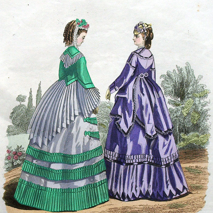 Worth & Bobergh - Le Journal Le Printemps, gravure 111 (circa 1867-1870)