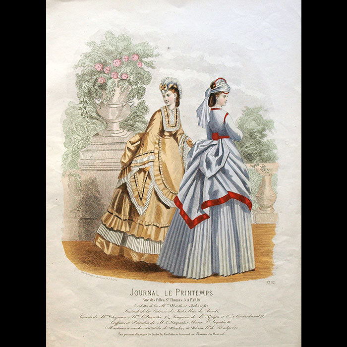 Worth & Bobergh - Le Journal Le Printemps, gravure 112 (circa 1867-1870)