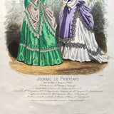 Worth & Bobergh - Le Journal Le Printemps, gravure 114 (circa 1867-1870)