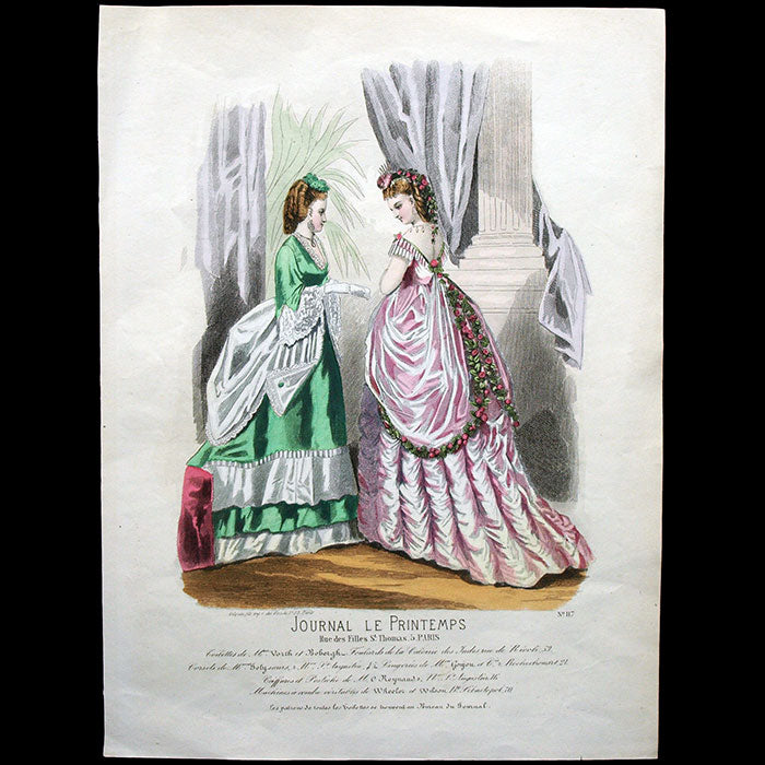 Worth & Bobergh - Le Journal Le Printemps, gravure 117 (circa 1867-1870)