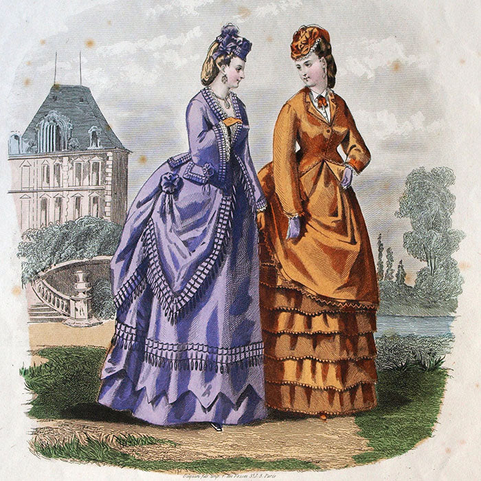 Worth & Bobergh - Le Journal Le Printemps, gravure (circa 1867-1870)