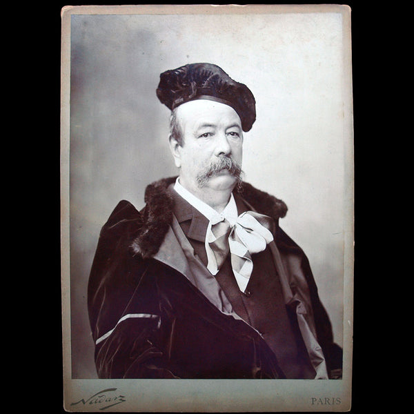 Worth - Portrait de Charles Frederick Worth par Nadar en 1892, tirage albuminé d'époque
