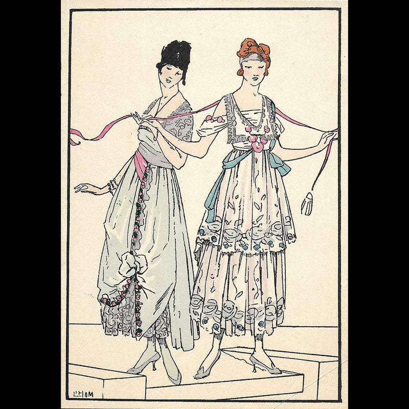 Les Elégances Parisiennes (septembre 1916) - Robe de dentelle de Worth