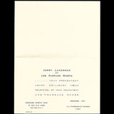 Parfums Worth New York - Carte de voeux pour l'année 1958 (1957)