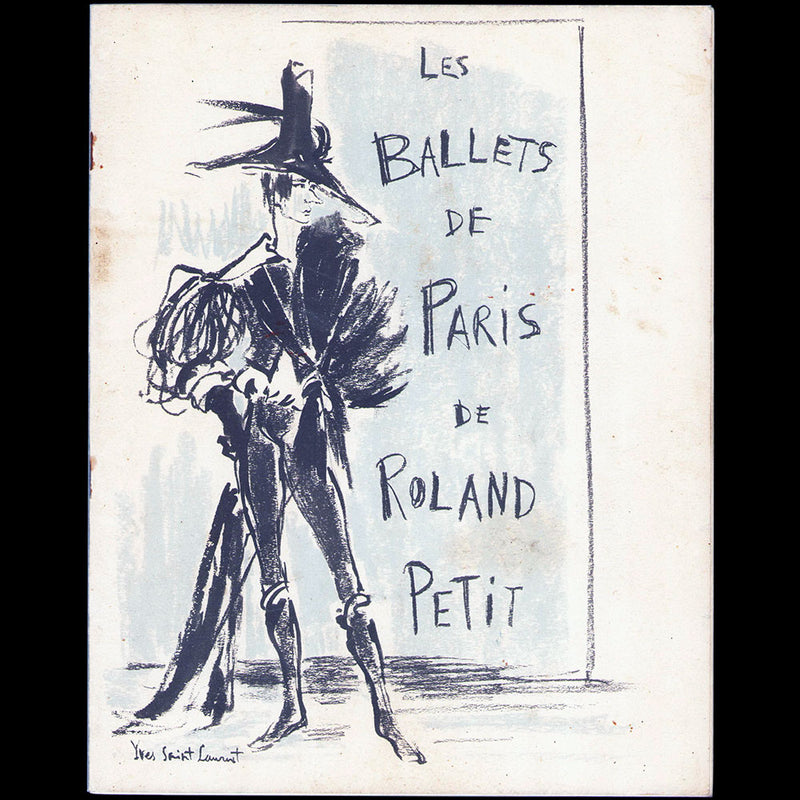 Ballets de Paris Roland Petit, costumes et couverture d'Yves Saint-Laurent (1959)